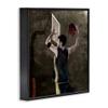 Stupell Industries Basketball Dunk In Action Black Framed Giclee Art, design by Kim Allen, 24 x 24 view 3