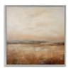 Stupell Industries Calm Abstract Landscape Neutrals Gray Framed Giclee Art, design by Creative Studio, 12 x 12 view 1