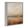 Stupell Industries Calm Abstract Landscape Neutrals Gray Framed Giclee Art, design by Creative Studio, 12 x 12 view 3