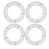 Hobby Lobby Round Metal Wreath Frame, 10 Inch, Craft Base, Set of 4 view 1