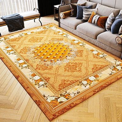 Chinese Traditional Electric Carpet, Vintage Heated Area Rug, Heated Floor Mat w/Adjustable Temperature & Timing, Electric Heating Pad, Foot Warmer Floor Heater(B,150x200cm)