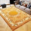 Chinese Traditional Electric Carpet, Vintage Heated Area Rug, Heated Floor Mat w/Adjustable Temperature & Timing, Electric Heating Pad, Foot Warmer Floor Heater(B,150x200cm) view 1