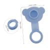 COOLHIYA Silicone Bathtub Drain Plug Tub Stopper Seal for Bath and Standard Bathtubs Cute Playful Design for S Bathroom Accessories view 2