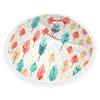 Coral and Teal Arrows Christmas Tree Skirt with Tassel 36" Farmhouse Rustic Xmas Tree Mat Waterproof Halloween Tree Cover for Xmas Holiday New Year Party Decoration view 1