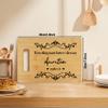 Aunt Gifts for Women Aunite Gift from Nephew Niece Best Aunt Ever Gift Ideas Auntie Announcement Bamboo Wood Cutting Board Home Kitchen Decor Unique Birthday Christmas Valentines Day Gift for Auntie view 2