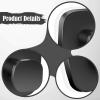 JISADER 2 Pieces Suction Cup Hooks for Wreath Wreath Hangers Easy Installation Rustproof Stainless Steel Hooks for Bathroom Bedroom, Black view 3