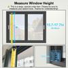 AMCHIXIN 15.7-17.7 Inch Vertical Window Exhaust Fan for Sliding Windows  Securely Fit Top and Bottom Frame Tool-Free Setup with Variable Speeds for Living Rooms Hot Areas Smoky Spaces(Black) view 2