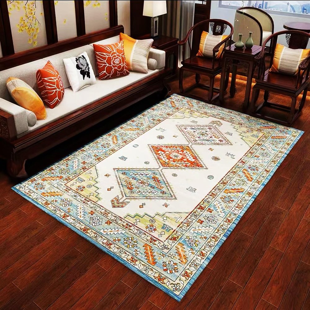 Large Electric Carpet Toes Warming Heater, Heated Floor Mats, Electric Heating Pad, Heated Foot Warmer Mat Under Desk for Office and Home(D,160x230cm)