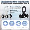 20Pcs Double Row Curtain Track Rollers, Silent Heavy Duty Drop Ceiling Curtains Rails Pulleys, White view 3