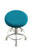 6Pcs Chair Seat Covers Round Stool Seat Cover Polar Fleece Elastic Bar Stool Cover Anti-Dirty Barstool Slipcover Home Dining Chair Cover Protector(F) view 1