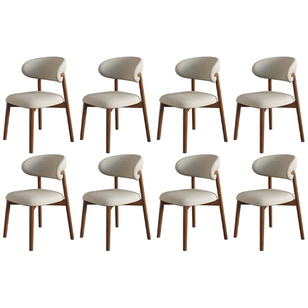 1/2/4/6/8 pic Upholstered Dining Chairs Set, Modern Dining Chairs with Solid Wood Frame and PU Leather, Kitchen Chairs for Dining Room, Reception Chair, Waiting Room Chair, Office Guest Ch B 8 chairs