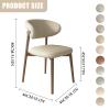 1/2/4/6/8 pic Upholstered Dining Chairs Set, Modern Dining Chairs with Solid Wood Frame and PU Leather, Kitchen Chairs for Dining Room, Reception Chair, Waiting Room Chair, Office Guest Ch B 8 chairs view 2