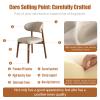 1/2/4/6/8 pic Upholstered Dining Chairs Set, Modern Dining Chairs with Solid Wood Frame and PU Leather, Kitchen Chairs for Dining Room, Reception Chair, Waiting Room Chair, Office Guest Ch B 8 chairs view 3