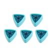Gsycle 5 PCS Adhesive Push Towel Hooks, Cute Wall Mounted Hand Towel Hanger Dish Cloth Rag Holder for Bathroom, Shower (Blue) view 1