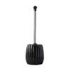 CWENZXDIA Toilet Brush Ceramic Toilet Brush with Holder Set Stainless Steel Long Handle Decorative in The Bathroom Brushs Holder Set(Black) view 1