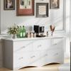 Furmax 5 Dresser for Bedroom, TV Stand for Living Room, White view 1