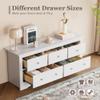 Furmax 5 Dresser for Bedroom, TV Stand for Living Room, White view 3