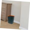 CAXUSD Large Capacity Trash Can with Press Ring for Secure Bags Green Small Waste Basket for Home Office Bathroom Desk Indoor Garbage Bin Easy to Clean and Stylish Design view 4