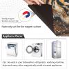 ALAZA Tiger Snow Winter Pine Tree Dishwasher Magnet Cover Sticker Decorative Refrigerator Magnet Panel Decal Cover for Home Kitchen Appliance Decor view 2