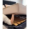 Full Size Waterproof Fitted Mattress Protector, 6-Side Zippered Encasement Cover, Noiseless, Breathable, Absorbent Cover, Deep Pocket Fits 12 Inch Mattress(Gray,120x200cm+20cm) view 4