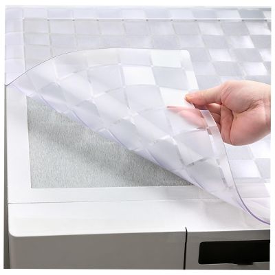 1.5mm Clear Table Cover Protector,PVC Plastic Desk Pads Mat Waterproof Easy Clean,92x32 Inch Anti Scratch Table Mat Glass,Coffee Glass Conference Pub Dinner Banquet Tablecloth