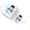 WHJDPP Marshmallow Snowman Picture mug ceramic Mugs for cappuccino, latte, cereal, yogurt, milk, hot or cold drinks Micro-wave oven view 2
