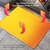 Heated Floor Mat, Foot Warmer Under Desk, Electric Heating Pad Fast Heating Electric Carpet, Electric Heated Area Rug, Heated Feet Rest Floor Heater for Home Office(D,150x180cm) view 2