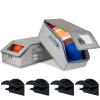 luckin smile Hat Organizer for Baseball Caps - Holds Up to 30 Caps, Includes 4 Hat Hooks, Closet Stackable Hat Box with Cardboard, Sturdy & Durable Dustproof Baseball Cap Organizer (2, Light Gray) view 1