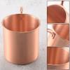 CHYLMAPHEN Copper Mug Solid Smooth Without Inside Liner for Milk Water Cup Home Drinkware Cool for Drinking Water view 2