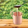 CHYLMAPHEN Copper Mug Solid Smooth Without Inside Liner for Milk Water Cup Home Drinkware Cool for Drinking Water view 3