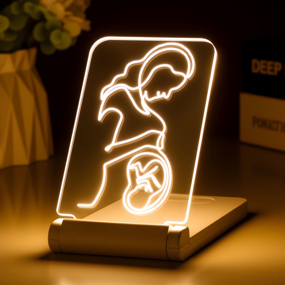 mamre Dimmable Night Light Gift for Mother Pregnancy Women Expectant Mother