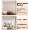 Accordion Door Curtains Interior Room Divider Bedroom Bathroom, Room Divider Curtains Privacy Pleated Folding Curtain with Magnetic Heat Out Blackout(Pink,W118.1 x H98.4 in) view 2