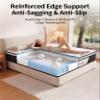 VERINOTE 12 Inch Full Mattress,Medium Firm Hybrid Memory Foam & Pocket Springs for Pressure Relief CertiPUR-US Certified Fiberglass Free, 500 Night Trial view 4