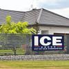 3x6 Ft ICE Out of Our Communites Banner Signs I Stand with Immigrants Anti ICE Banners Flag Large Yard Bedroom Decoration view 4
