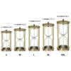 Fillable Hourglass Hourglass Empty Bottle Timer Birthday Gift Creative Decor DIY Metal Sandglass Home Desktop Accessories(S) view 3