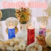 Bairdish 1.1Lb 800Pcs Fake Ice Cubes Clear Beads Plastic Diamonds Acrylic Rocks Vase Fillers for Centerpieces Wedding Candle Party Table Desktop Fountain Accessories Fish Tank Aquarium Decorations view 4