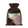 AKDODK Niagara Falls Print Christmas Drawstring Packaging Bags,Cloth Snack Bags,Suitable For Candy,Gifts And Storage view 2