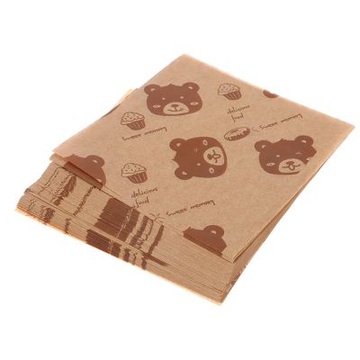 500 Pcs Non-Stick Greaseproof Wrappers With Cute Patterns  Parchment Food Covers For Sandwiches, Must-Have Baking Gadgets