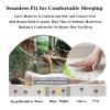 Natural Latex Mattress Topper, 5cm Memory Foam Mattress Topper, Organic Latex Mattress with Honeycomb Pore Ventilation, Pressure Point Back Relief,180cm*190cm view 2