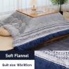 Japanese Kotatsuu Heating Table with Heater Futon Blanket and Carpet Low Tatami Table for Living Room Bedroom Tatami Winter Warmth(Natural) view 4