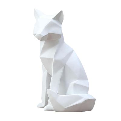 Nee haoww Geometric Statue | Large Resin Animal Ornament for Home