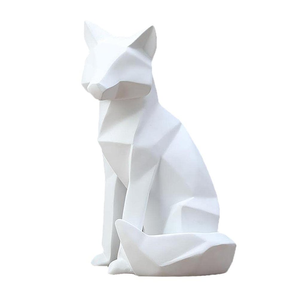 Nee haoww Geometric Statue | Large Resin Animal Ornament for Home