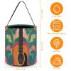 Halloween Trick Or Treat Bucket, Reusable Candy Bag - Foldable Design, Color Acoustic And Guitar Trick Or Treat Bag for Parties, Gift Giving & Holiday view 2