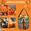 Halloween Trick Or Treat Bucket, Reusable Candy Bag - Foldable Design, Color Acoustic And Guitar Trick Or Treat Bag for Parties, Gift Giving & Holiday view 3