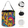 LKHDS Halloween Trick Or Treat Bag, Reusable Gift Bags Durable Polyester, Portable Colorful Graffiti Pattern Candy Bag for Party, Gift & Holiday view 4
