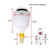 3.5L/5.5L Leakproof Sauce Dispenser Bottle - Squeeze Ketchup, Mustard, Mayonnaise & Salad Dressing - Perfect for BBQ, Parties & Cooking - 8 Items Included view 3