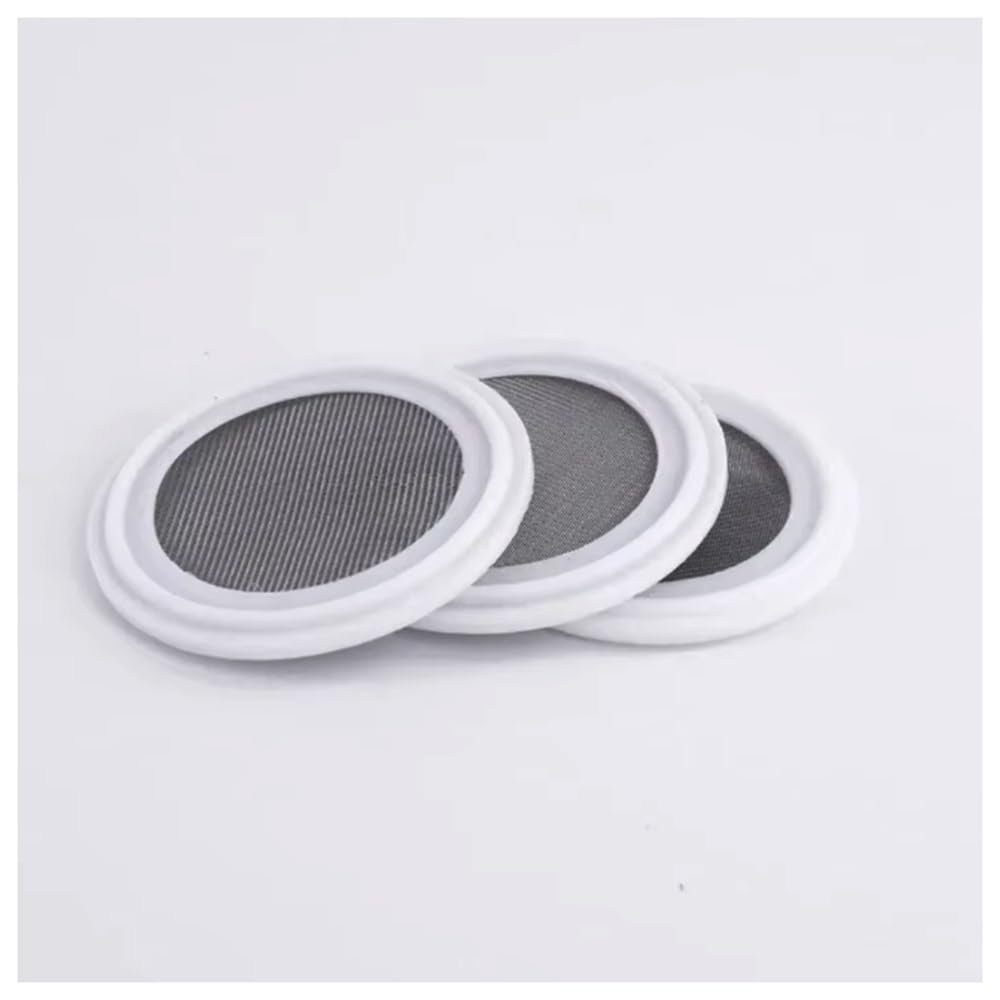 304 Stainless Steel PTFE Sanitary Gasket Seal Strip with 150 Micron Mesh Filter Screen for Homebrew - Compatible with 1.5", 2", 3", 3.5", 4" Tri-Clamp Fittings(80Mesh 119mmod-4Inch Tc)