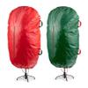 Muzrunq Christmas Tree Storage Bag Upright Christmas Tree Bag Tear Proof Polyethylene Storage with Zipper and Drawstring Easy to Carry with Handles, Green. view 2