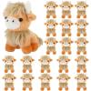 PullCrease 20 Pcs Ginger Highland Cow Stuffed Animal Bulk 6 Inch Scottish Cow Stuffed Animal Realistic Cattle Decor for Birthday Party Decor view 1