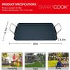 19inch Nonstick Double Griddle Pan, Comales para Tortillas Griddle Pan Burner Skillet with Handles for Stove Top - Coating & Heat Resistant for Frying, Searing, Grilling, Browning view 2